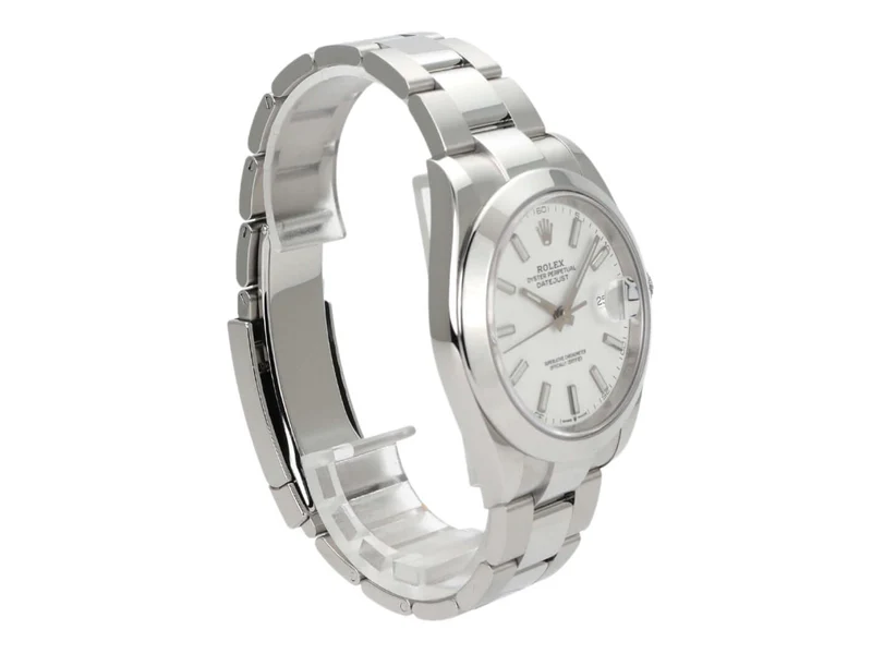 Rolex Datejust 41 Edelstahl 126300 Weiß