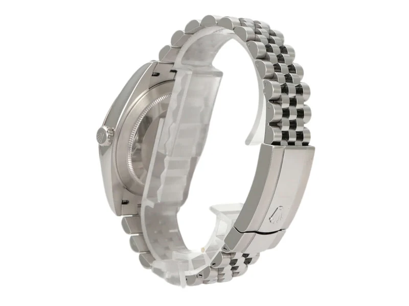 Rolex Datejust 41 Edelstahl Weißgold 126334 Rhodium Diamant Jubile-Band