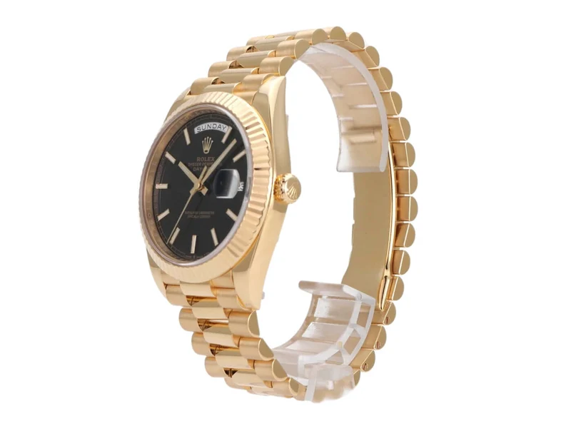 Rolex Day-Date 40 Gelbgold 228238 Schwarz