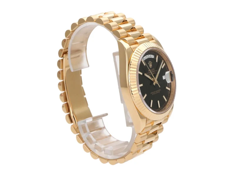 Rolex Day-Date 40 Gelbgold 228238 Schwarz