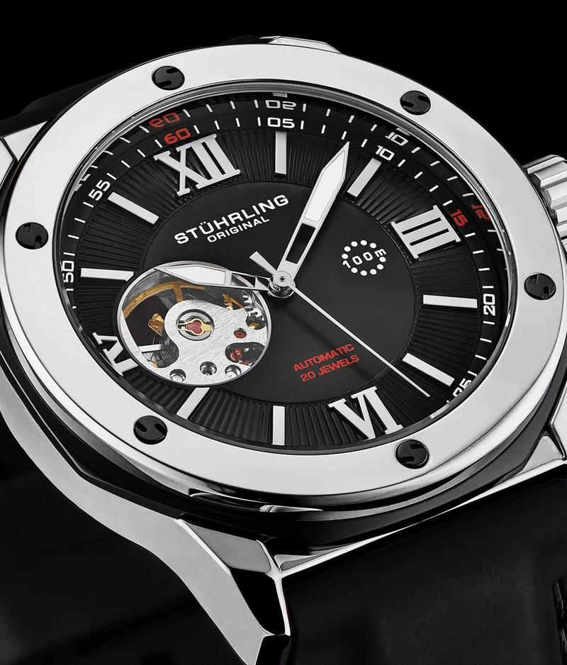 Stührling Edwardian Automatic 4018 44mm Skeleton