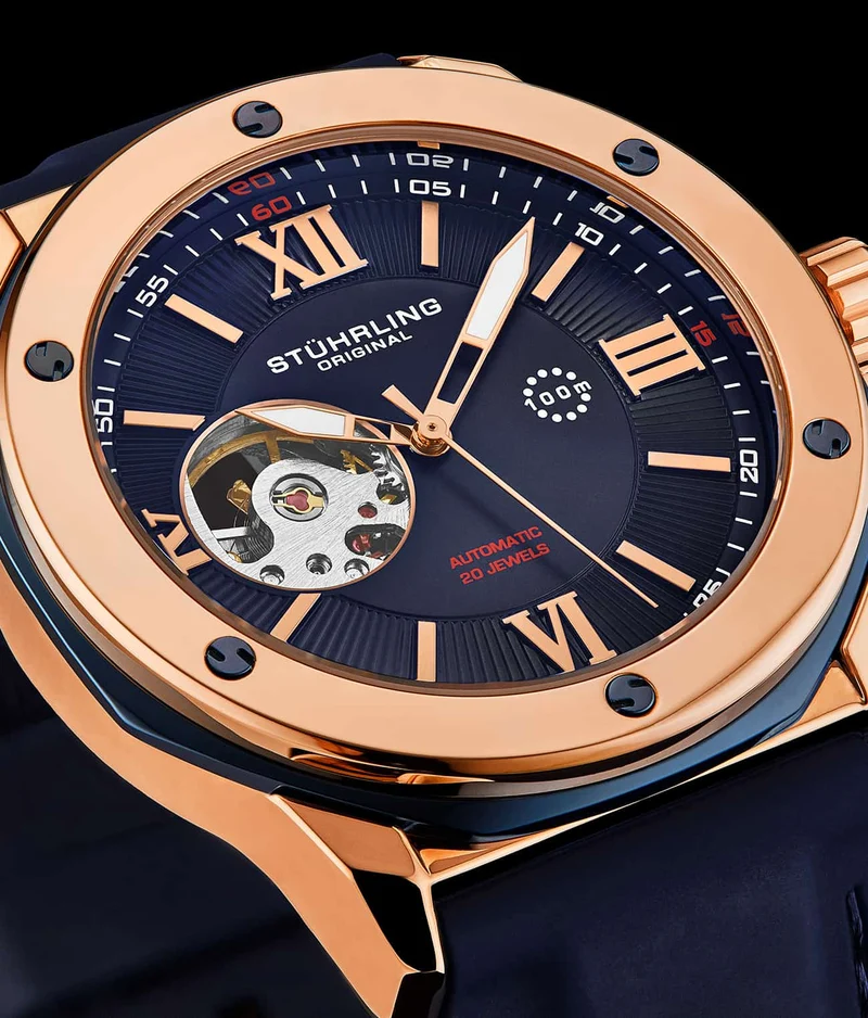 Stührling Edwardian Automatic 4018 44mm Skeleton