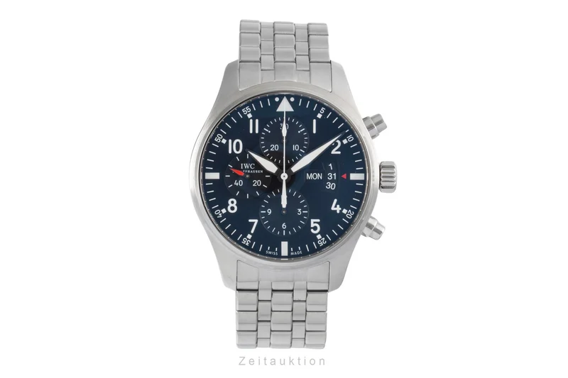 IWC Fliegerchronograph chronograph steel automatic men's watch IW377704 [2603800]