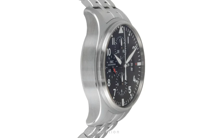 IWC Fliegerchronograph chronograph steel automatic men's watch IW377704 [2603800]