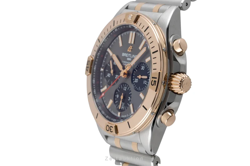 Breitling Chronomat chronograph steel / gold automatic men's watch UB0134101B1U1 LP: 14500EUR [2603885]