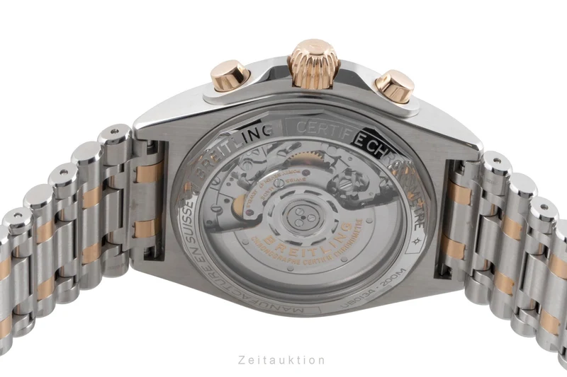 Breitling Chronomat chronograph steel / gold automatic men's watch UB0134101B1U1 LP: 14500EUR [2603885]