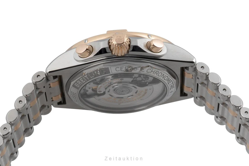 Breitling Chronomat chronograph steel / gold automatic men's watch UB0134101B1U1 LP: 14500EUR [2603885]