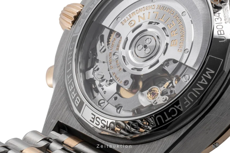 Breitling Chronomat chronograph steel / gold automatic men's watch UB0134101B1U1 LP: 14500EUR [2603885]