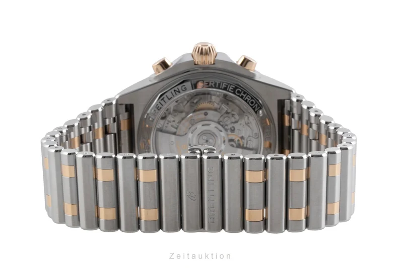 Breitling Chronomat chronograph steel / gold automatic men's watch UB0134101B1U1 LP: 14500EUR [2603885]