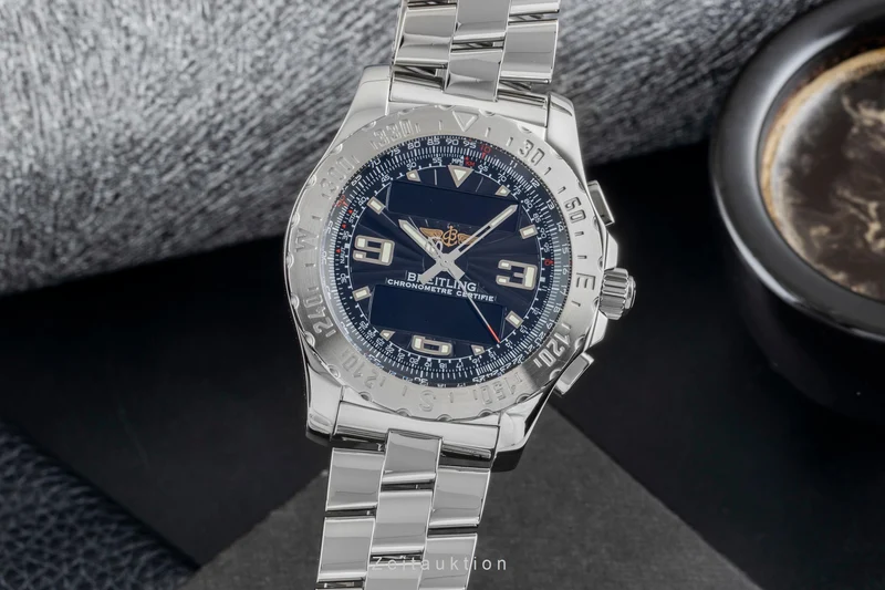 Breitling Airwolf chronograph steel quartz men's watch A78363 [2603923]
