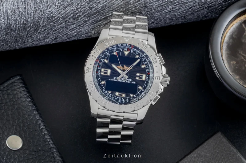 Breitling Airwolf chronograph steel quartz men's watch A78363 [2603923]