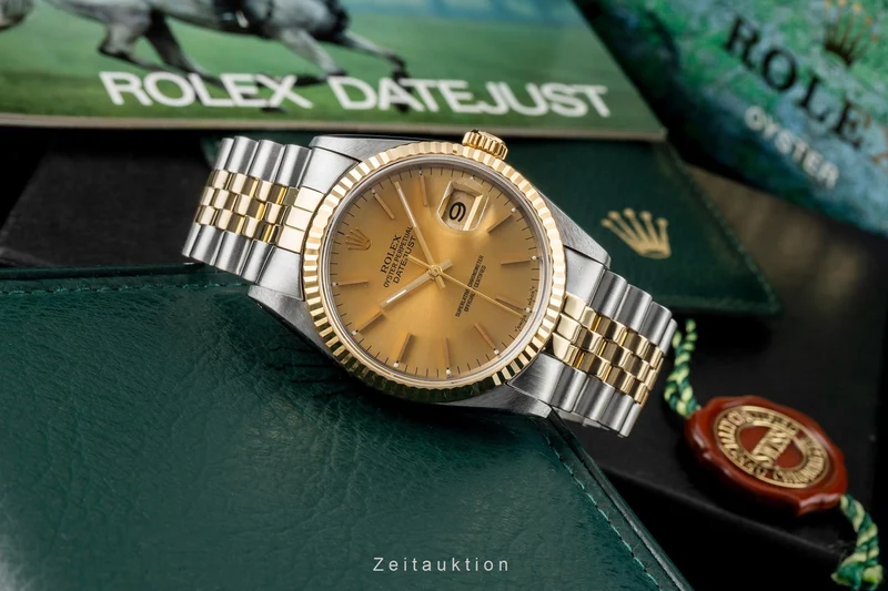 Rolex Datejust steel / gold automatic men's watch 16233 [2603972]