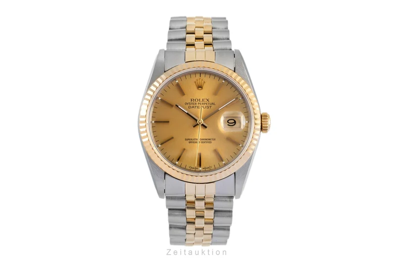 Rolex Datejust steel / gold automatic men's watch 16233 [2603972]
