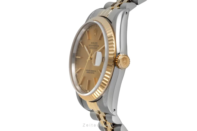 Rolex Datejust steel / gold automatic men's watch 16233 [2603972]