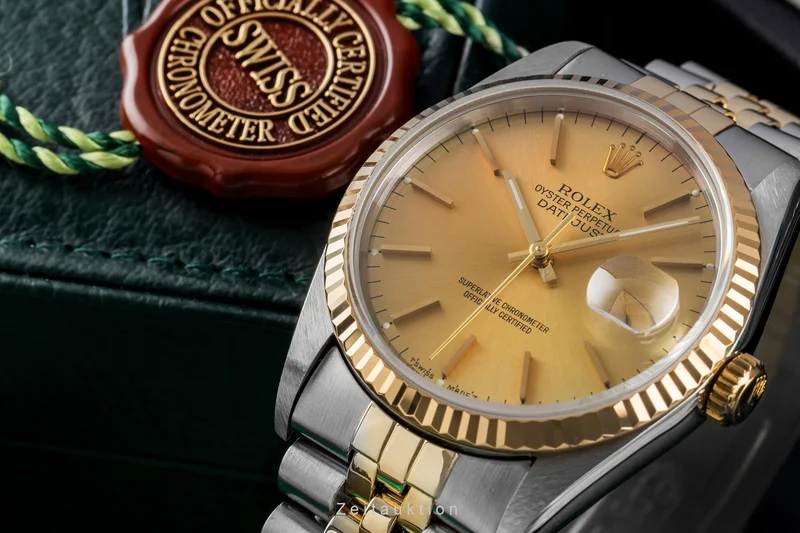 Rolex Datejust steel / gold automatic men's watch 16233 [2603972]