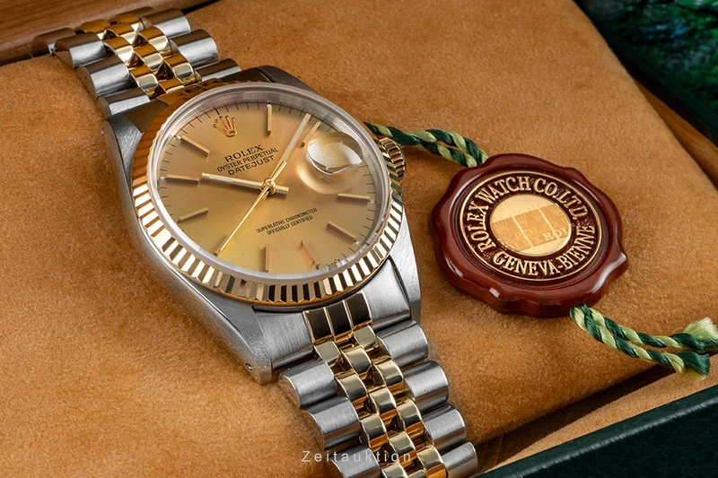 Rolex Datejust steel / gold automatic men's watch 16233 [2603972]