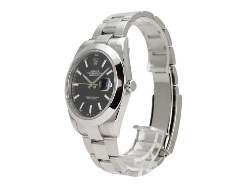 Rolex Datejust 41 Edelstahl 126300 Schwarz