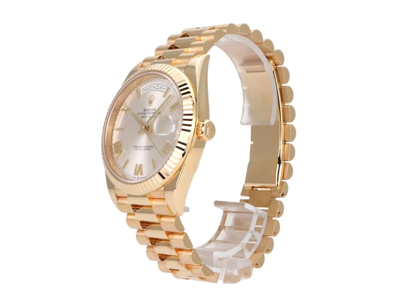 Rolex Day-Date 40 Gelbgold 228238 Silber Römisch