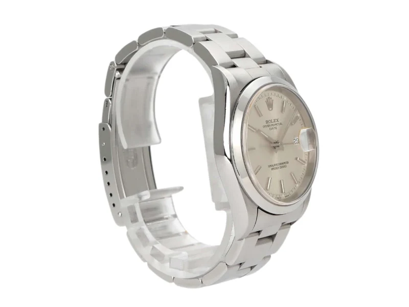 Rolex Oyster Perpetual Date 34 15200 Silber