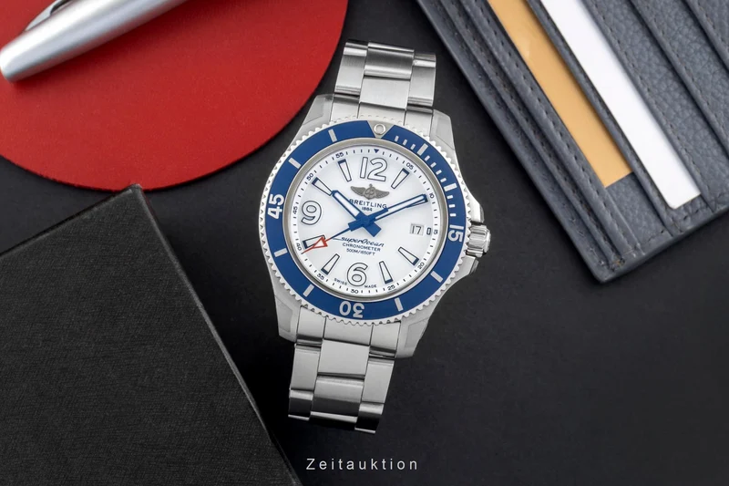 Breitling Superocean steel automatic men's watch A17366D81A1A1 [2603935]