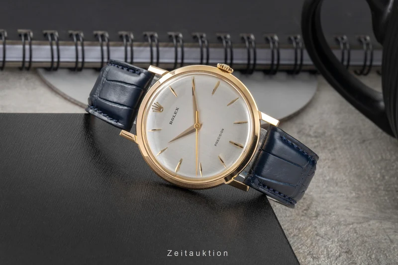 Rolex Precision 18 ct gold manual winding men's watch 9971 Vintage [2603899]