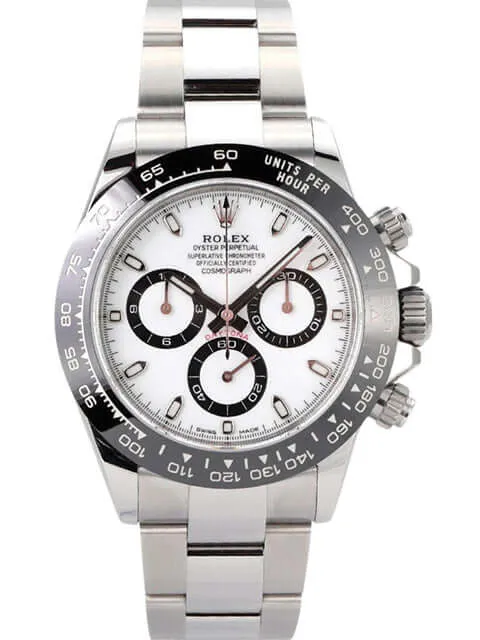 Rolex Daytona Edelstahl 116500LN Weiß