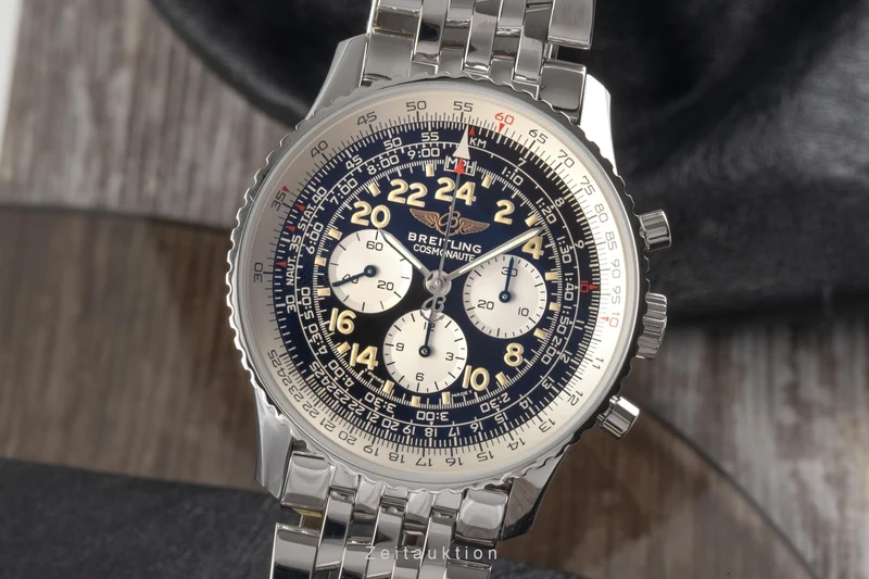 Breitling Navitimer Cosmonaute chronograph steel manual winding men's watch A12023.1 LP: 10550EUR [2206489]