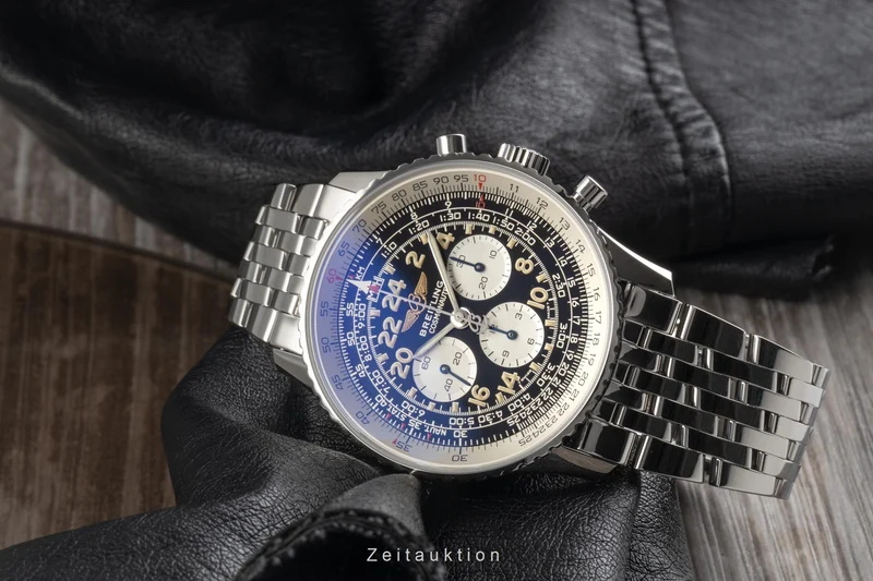 Breitling Navitimer Cosmonaute chronograph steel manual winding men's watch A12023.1 LP: 10550EUR [2206489]