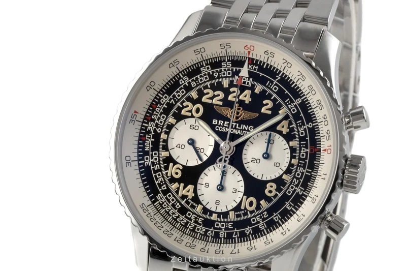 Breitling Navitimer Cosmonaute chronograph steel manual winding men's watch A12023.1 LP: 10550EUR [2206489]