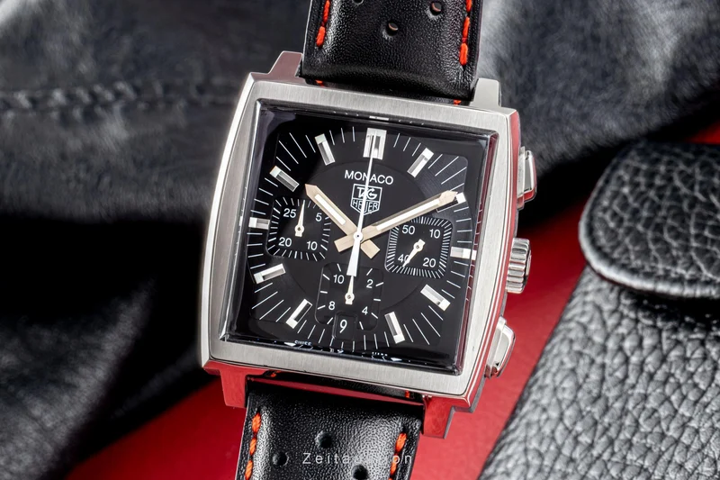 Tag Heuer Monaco chronograph steel automatic men's watch CW2111 [2205640]