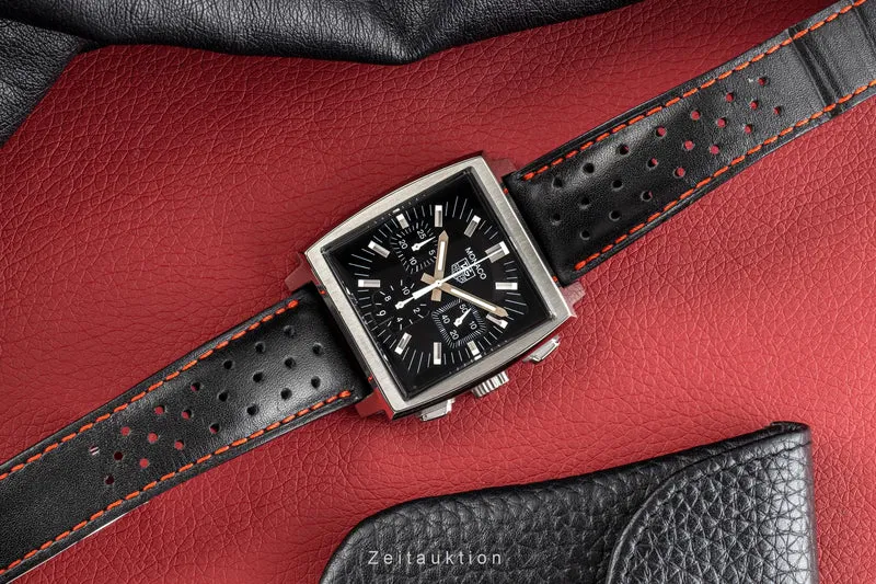 Tag Heuer Monaco chronograph steel automatic men's watch CW2111 [2205640]