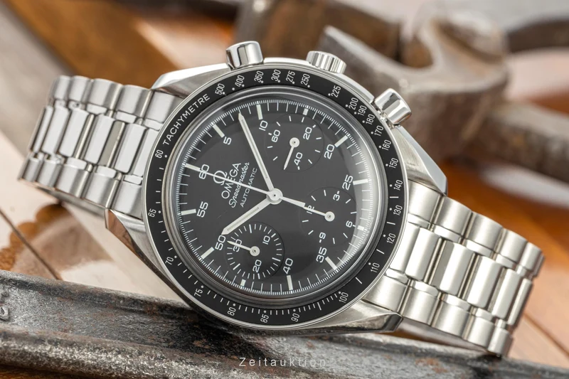 Omega Speedmaster chronograph steel automatic men's watch 175.0032.1, 175.0033.1, 3510.50.00 [2205583]