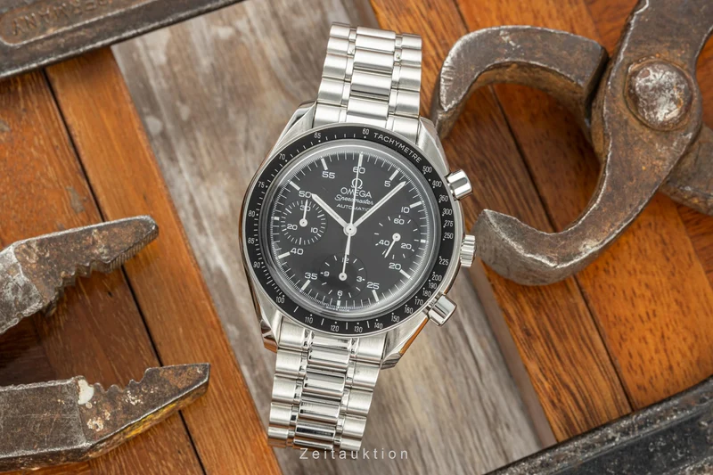 Omega Speedmaster chronograph steel automatic men's watch 175.0032.1, 175.0033.1, 3510.50.00 [2205583]