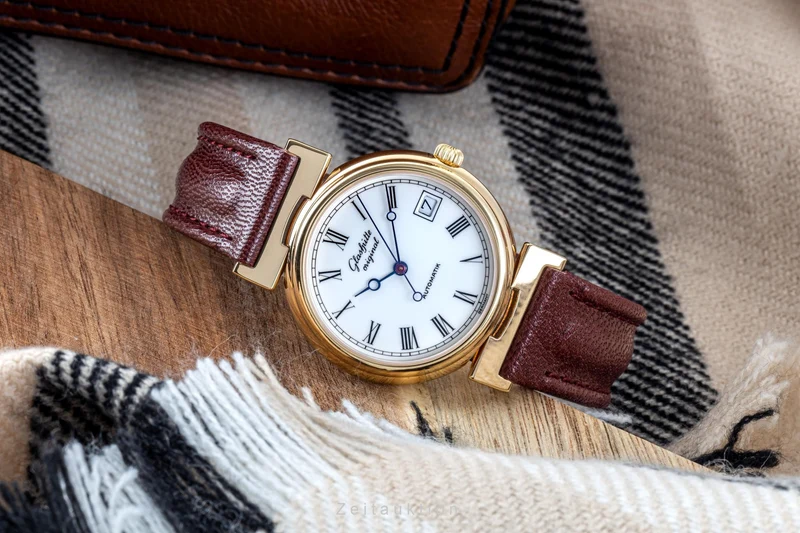 Glashütte Spezimat gold-plated automatic men's watch 10-31-03-04-04 [2205556]