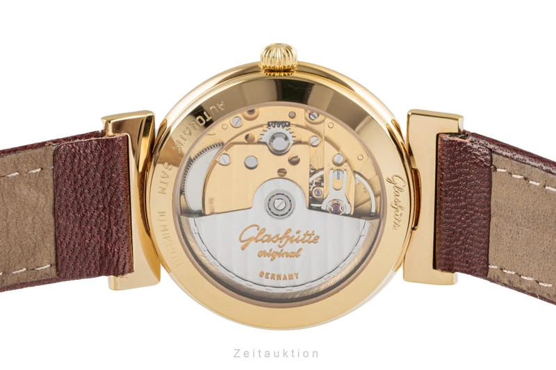 Glashütte Spezimat gold-plated automatic men's watch 10-31-03-04-04 [2205556]