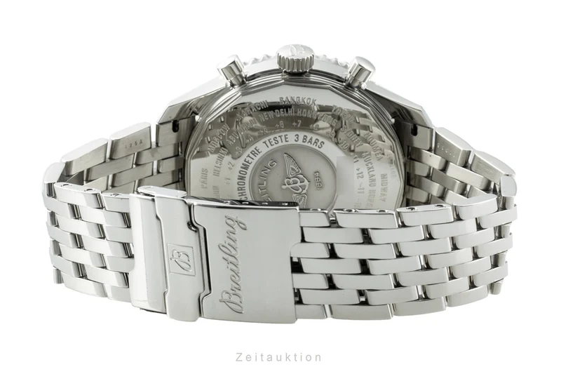 Breitling Navitimer World chronograph steel automatic men's watch A24322 LP: 6950EUR [2205473]