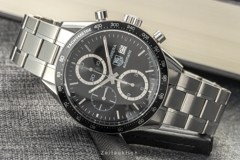 Tag Heuer Carrera chronograph steel automatic men's watch CV2010.BA0794 LP: 4800EUR [2205422]