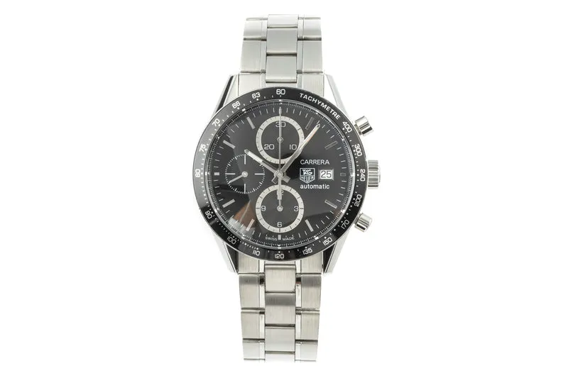 Tag Heuer Carrera chronograph steel automatic men's watch CV2010.BA0794 LP: 4800EUR [2205422]