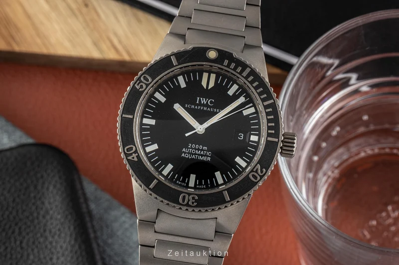 IWC Aquatimer titanium automatic men's watch 3536 LP: 7300EUR [2206365]