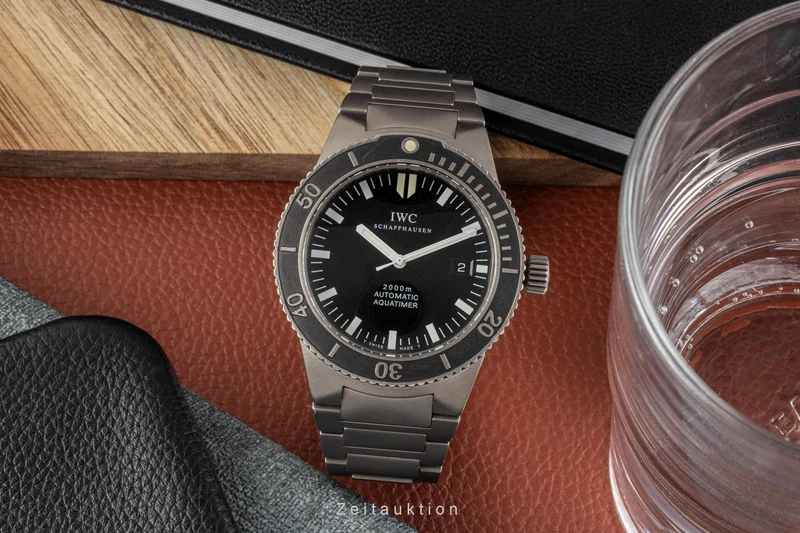 IWC Aquatimer titanium automatic men's watch 3536 LP: 7300EUR [2206365]