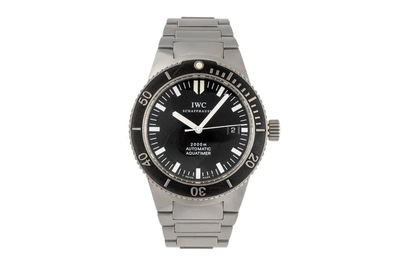 IWC Aquatimer titanium automatic men's watch 3536 LP: 7300EUR [2206365]