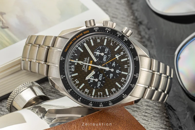 Omega Speedmaster chronograph titanium automatic men's watch 321.90.44.52.01.001 Limited [2206292]