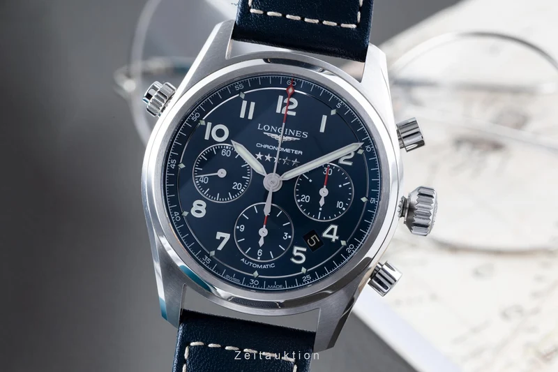 Longines Spirit chronograph steel automatic men's watch L3.820.4.93.0, L3.820.4 LP: 2900EUR [2206242]