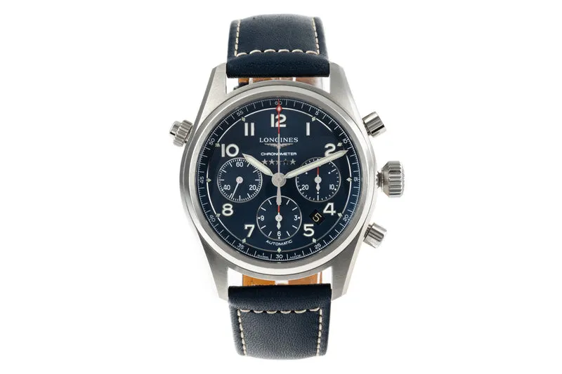 Longines Spirit chronograph steel automatic men's watch L3.820.4.93.0, L3.820.4 LP: 2900EUR [2206242]