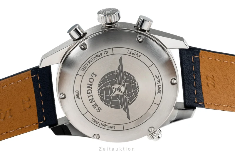 Longines Spirit chronograph steel automatic men's watch L3.820.4.93.0, L3.820.4 LP: 2900EUR [2206242]