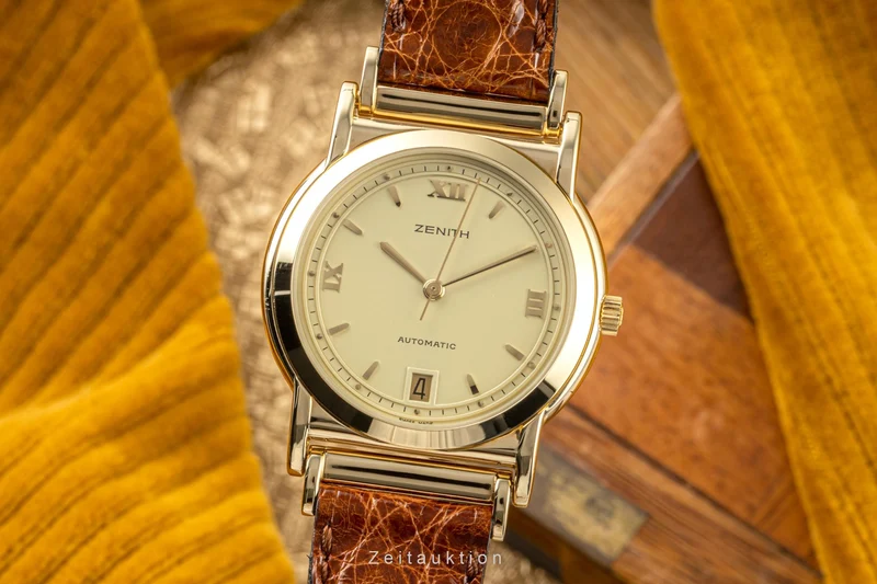 Zenith gold-plated automatic men's watch 27-0410-467 [2205416]