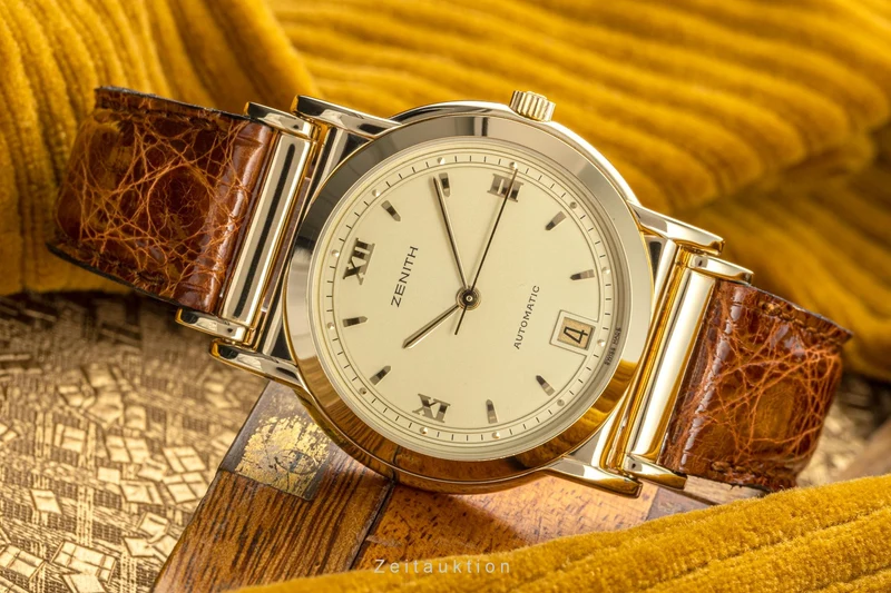 Zenith gold-plated automatic men's watch 27-0410-467 [2205416]
