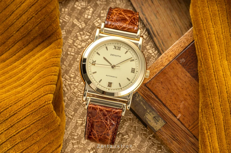 Zenith gold-plated automatic men's watch 27-0410-467 [2205416]