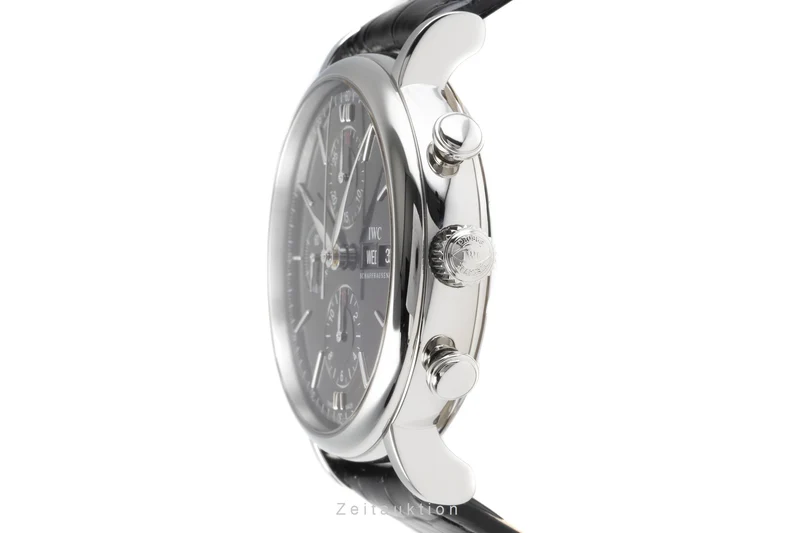 IWC Portofino chronograph steel automatic men's watch IW3910 LP: 7100EUR [2205292]