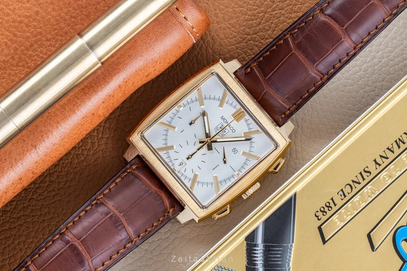Tag Heuer Monaco chronograph 18 ct gold automatic men's watch CW5140 [2205268]
